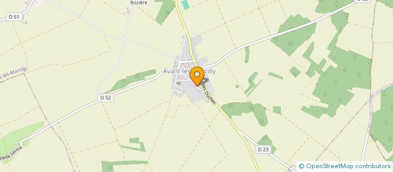 localisation de l'entreprise MONSIEUR ANTHONY MARTIN  AVANT-LES-MARCILLY