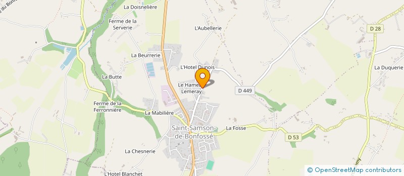 localisation de l'entreprise MONSIEUR ANTHONY MARTINEL  BOURGVALLEES