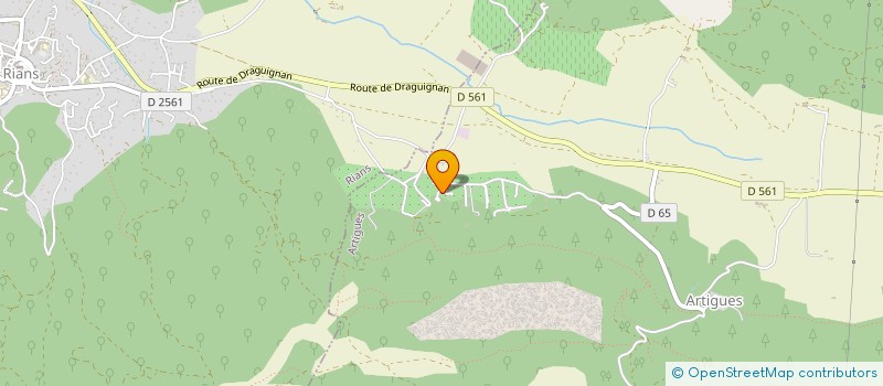 localisation de l'entreprise MONSIEUR ANTHONY MARTINEZ à ARTIGUES