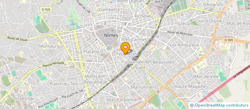 localisation de l'entreprise MONSIEUR ANTHONY MARTINEZ  NIMES