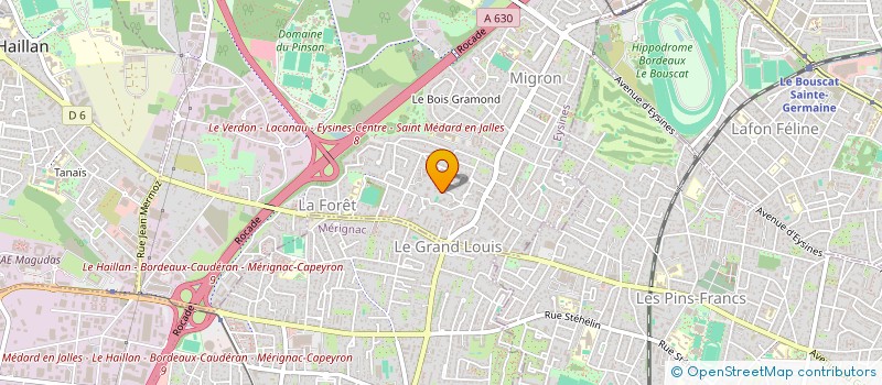 localisation de l'entreprise MONSIEUR ANTHONY MARTINHEIRA  EYSINES