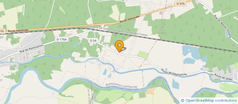 localisation de l'entreprise MONSIEUR ANTHONY MARTINS  SELLES-SUR-CHER