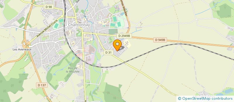 localisation de l'entreprise MONSIEUR ANTHONY MARY  CHANTONNAY