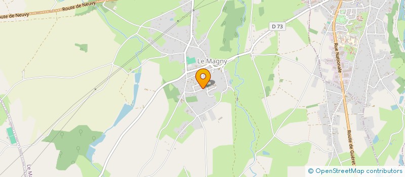 localisation de l'entreprise MONSIEUR ANTHONY MASSE à LE MAGNY