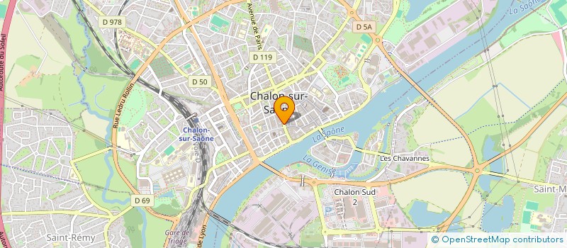 localisation de l'entreprise MONSIEUR ANTHONY MATHIEU  CHALON-SUR-SAONE