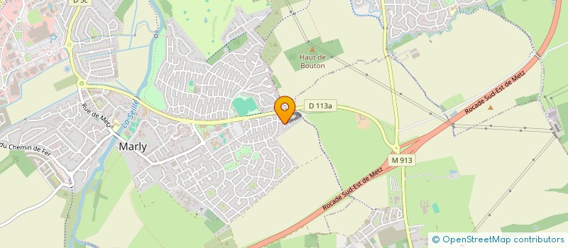 localisation de l'entreprise MONSIEUR ANTHONY MATHIEU  MARLY