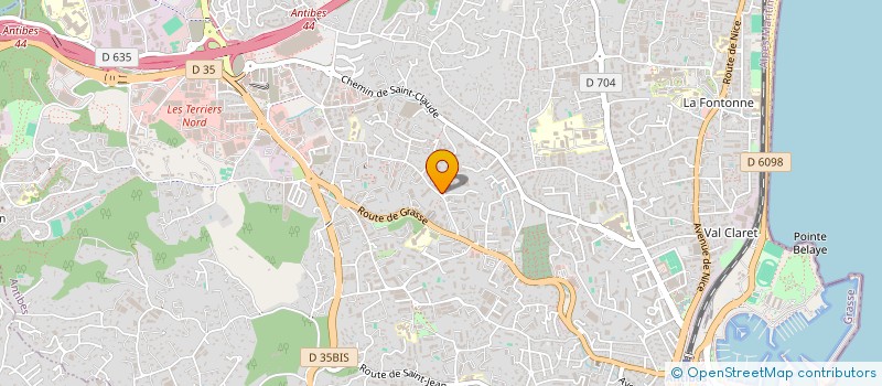 localisation de l'entreprise MONSIEUR ANTHONY MATRAY  ANTIBES
