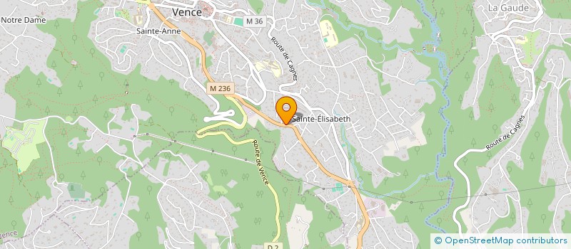 localisation de l'entreprise MONSIEUR ANTHONY MAUDIER à VENCE