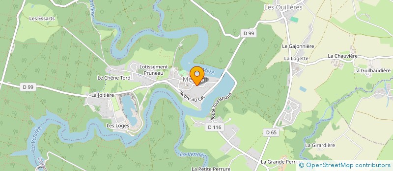 localisation de l'entreprise MONSIEUR ANTHONY MAUPETIT  MERVENT