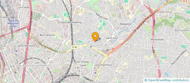 localisation de l'entreprise MONSIEUR ANTHONY MAUREL à MARSEILLE
