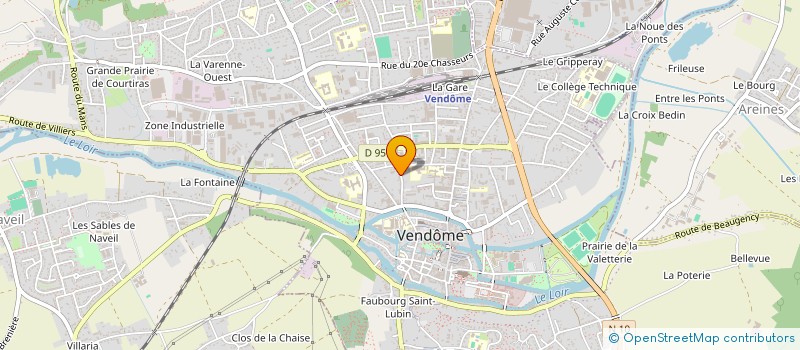 localisation de l'entreprise MONSIEUR ANTHONY MAUSSION  VENDOME