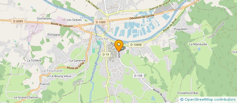 localisation de l'entreprise MONSIEUR ANTHONY MAYE  LARCHE