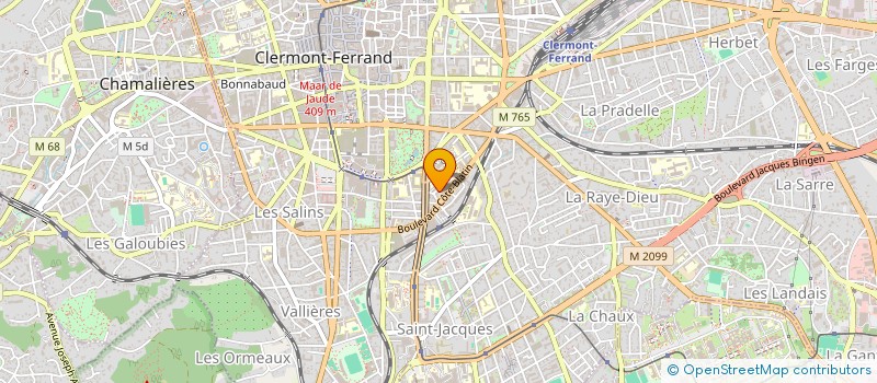 localisation de l'entreprise MONSIEUR ANTHONY MAYMONT  CLERMONT-FERRAND