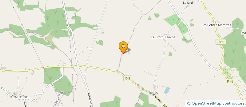 localisation de l'entreprise MONSIEUR ANTHONY MAZIERE à MAGNAC-LAVALETTE-VILLARS