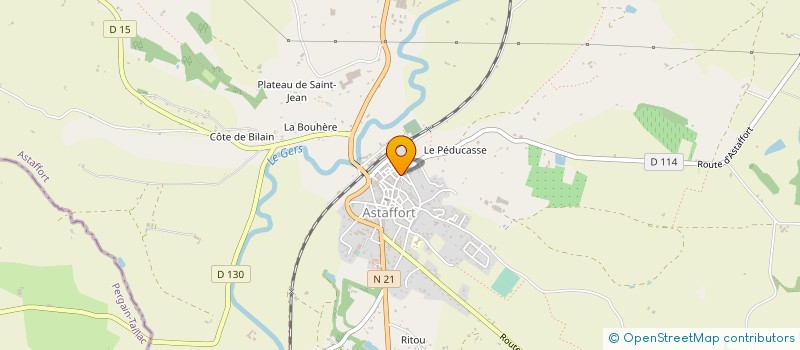 localisation de l'entreprise MONSIEUR ANTHONY MAZIERES  ASTAFFORT