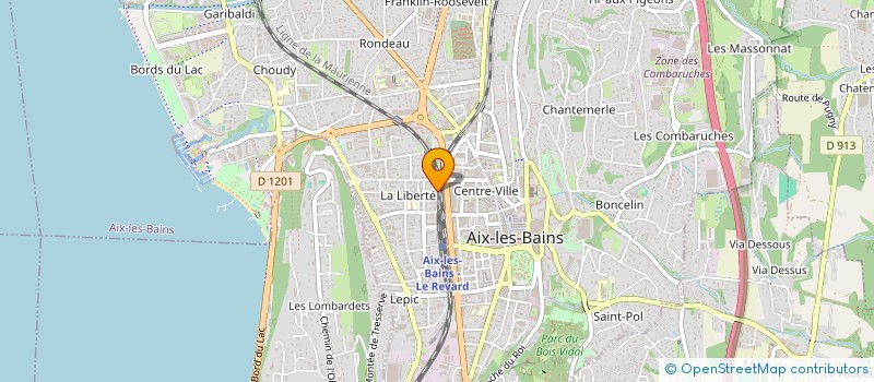 localisation de l'entreprise MONSIEUR ANTHONY MAZOYER  AIX-LES-BAINS