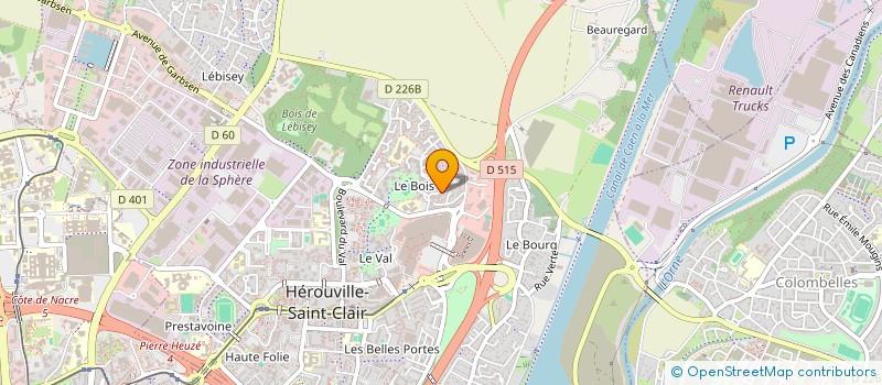 localisation de l'entreprise MONSIEUR ANTHONY MAZUR à HEROUVILLE-SAINT-CLAIR