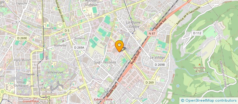 localisation de l'entreprise MONSIEUR ANTHONY MBARGA  SAINT-MARTIN-D'HERES