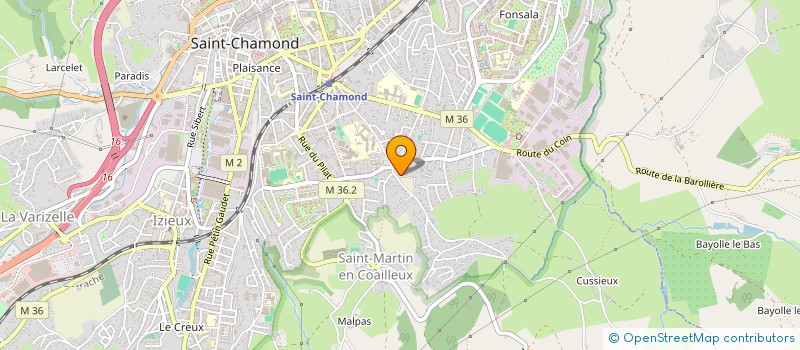 localisation de l'entreprise MONSIEUR ANTHONY MEBARKI  SAINT-CHAMOND