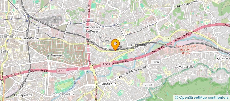 localisation de l'entreprise MONSIEUR ANTHONY MECCHI  MARSEILLE