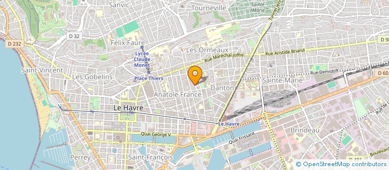 localisation de l'entreprise MONSIEUR ANTHONY MECHNAME  LE HAVRE