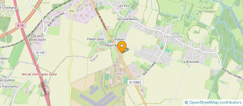 localisation de l'entreprise MONSIEUR ANTHONY MEHAUT  LES GONDS