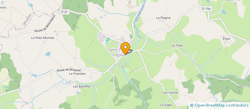 localisation de l'entreprise MONSIEUR ANTHONY MEILLAUD à SAINT-PRIEST-LIGOURE