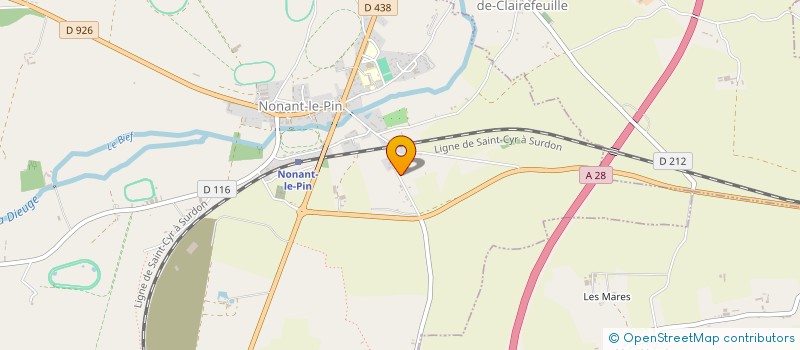 localisation de l'entreprise MONSIEUR ANTHONY MENAGER à NONANT-LE-PIN