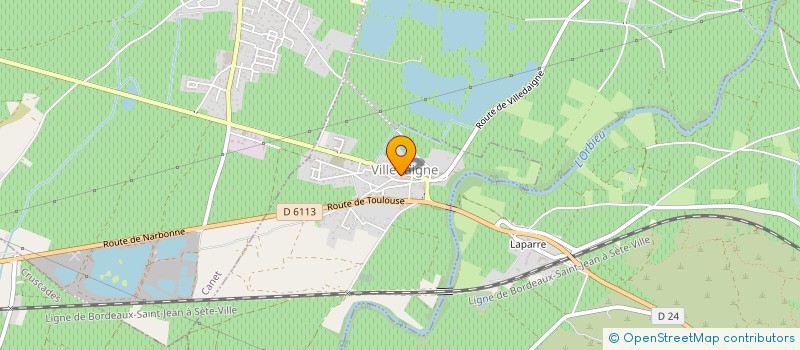 localisation de l'entreprise MONSIEUR ANTHONY MENAGER  VILLEDAIGNE