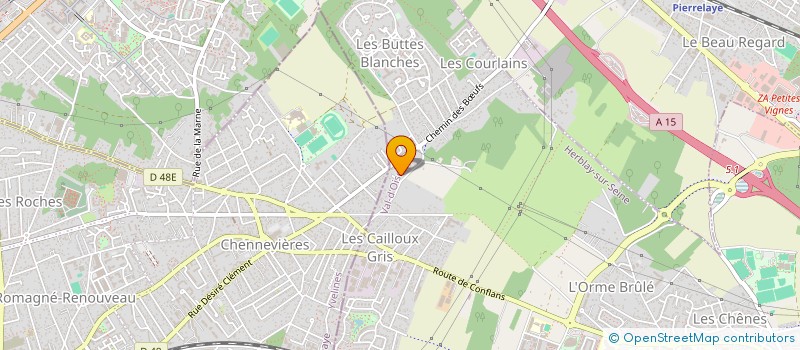 localisation de l'entreprise MONSIEUR ANTHONY MENARD  HERBLAY-SUR-SEINE