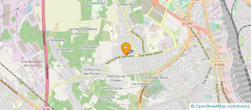 localisation de l'entreprise MONSIEUR ANTHONY MENDES à SARAN