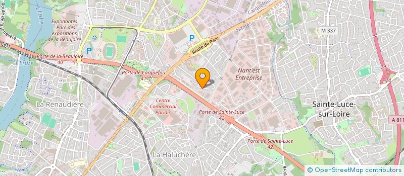 localisation de l'entreprise MONSIEUR ANTHONY MERCERON à NANTES