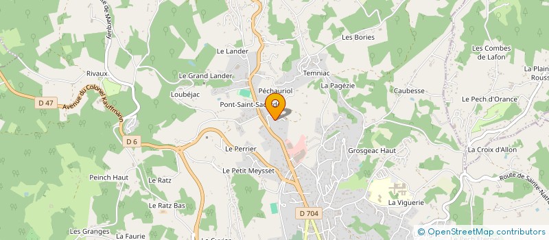 localisation de l'entreprise MONSIEUR ANTHONY MERCHADOU  SARLAT-LA-CANEDA