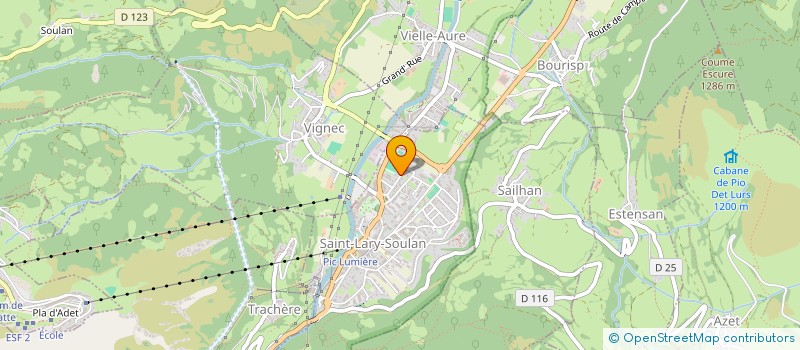 localisation de l'entreprise MONSIEUR ANTHONY MERCIER  SAINT-LARY-SOULAN