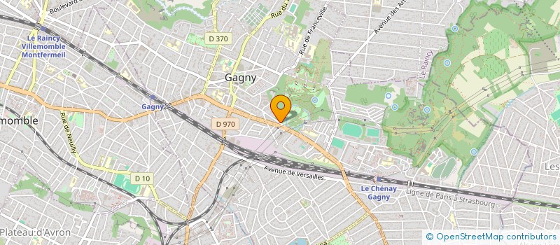 localisation de l'entreprise MONSIEUR ANTHONY MERCIER  GAGNY