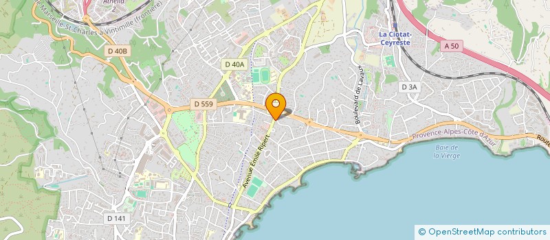 localisation de l'entreprise MONSIEUR ANTHONY MERCURIO  LA CIOTAT