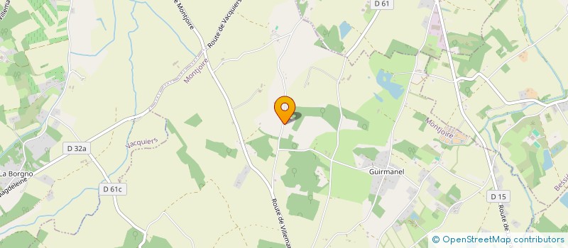 localisation de l'entreprise MONSIEUR ANTHONY MERIANNE  MONTJOIRE