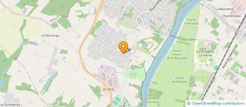 localisation de l'entreprise MONSIEUR ANTHONY MERIAU à BOUCHEMAINE