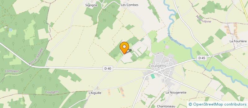 localisation de l'entreprise MONSIEUR ANTHONY MESNARD à COULGENS