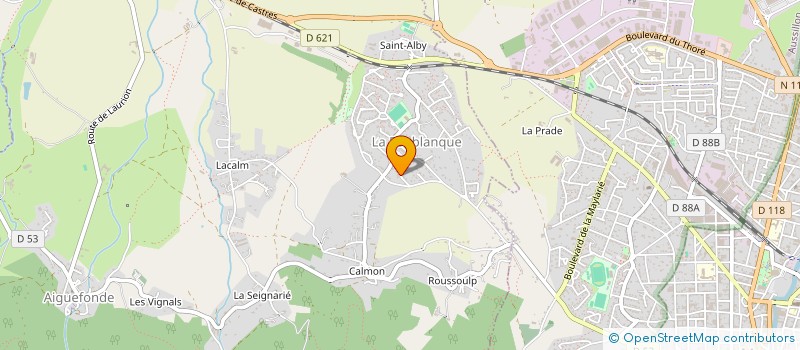 localisation de l'entreprise MONSIEUR ANTHONY MESQUITA  AIGUEFONDE