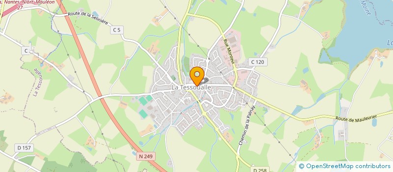 localisation de l'entreprise MONSIEUR ANTHONY METAYER à LA TESSOUALLE