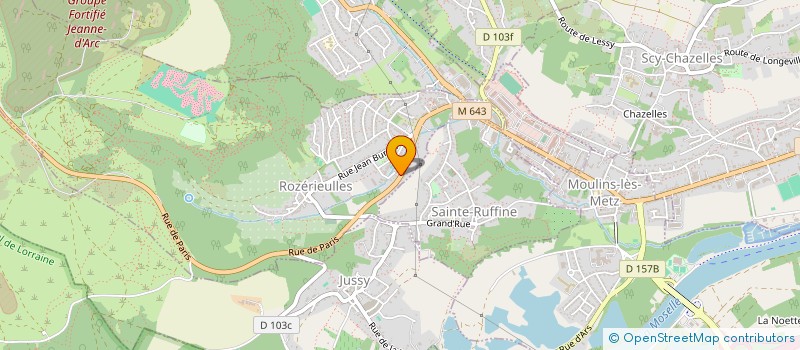 localisation de l'entreprise MONSIEUR ANTHONY MEYER  ROZERIEULLES