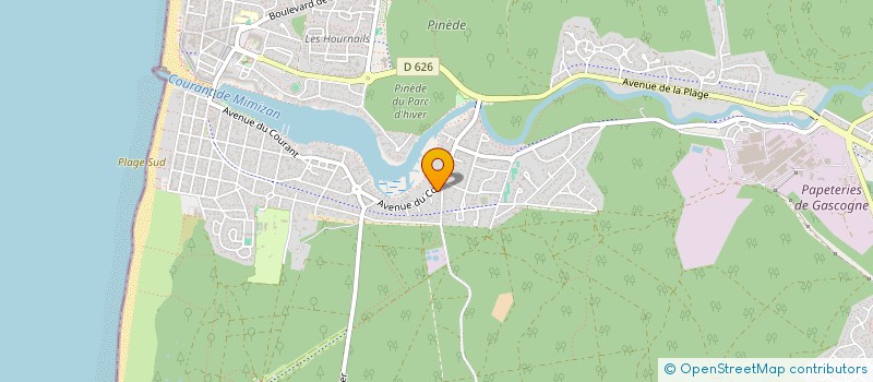 localisation de l'entreprise MONSIEUR ANTHONY MEYSONNIER-JOFFRE  MIMIZAN