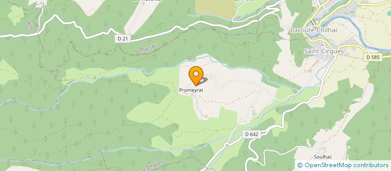 localisation de l'entreprise MONSIEUR ANTHONY MICHALON  SAINT-CIRGUES