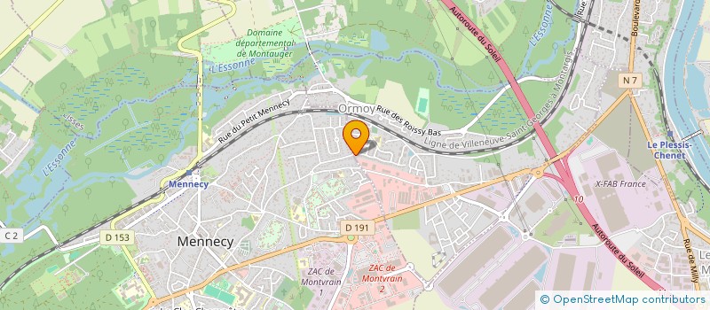 localisation de l'entreprise MONSIEUR ANTHONY MICHEL  ORMOY