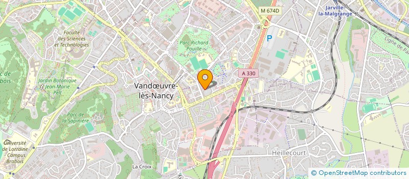 localisation de l'entreprise MONSIEUR ANTHONY MICHELAND  VANDUVRE-LES-NANCY