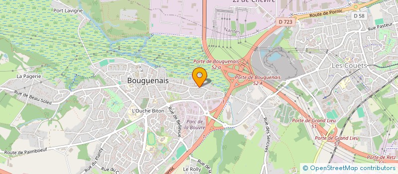 localisation de l'entreprise MONSIEUR ANTHONY MICHELET à BOUGUENAIS