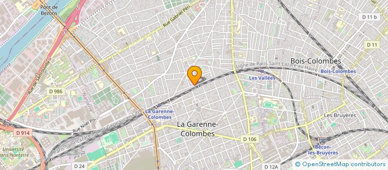 localisation de l'entreprise MONSIEUR ANTHONY MICHINEAU à COLOMBES