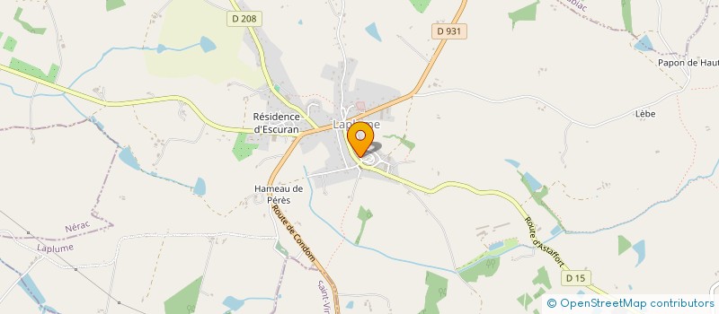 localisation de l'entreprise MONSIEUR ANTHONY MICHOT  LAPLUME