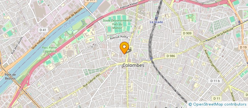 localisation de l'entreprise MONSIEUR ANTHONY MIGUELEZ à COLOMBES